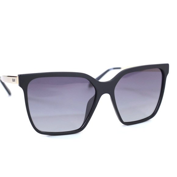 Quay Australia LEVEL UP REMIXED Sunglasses - Matte Black/Smoke Polarized - NWT - Picture 8 of 13